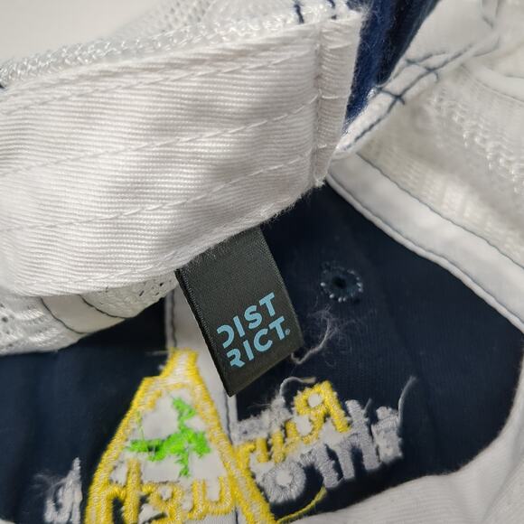 2021 Race To Robie Creek Strapback Trucker Hat Blue One Size District - Picture 9 of 10